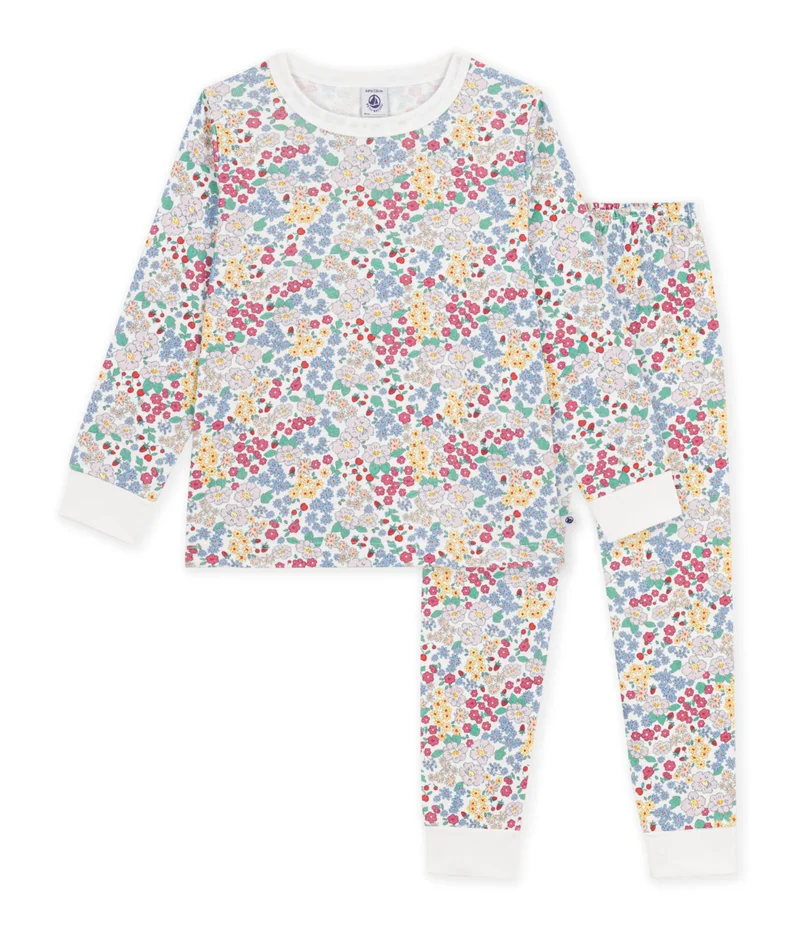 بيتي باتو Children's Floral Cotton Pyjamas