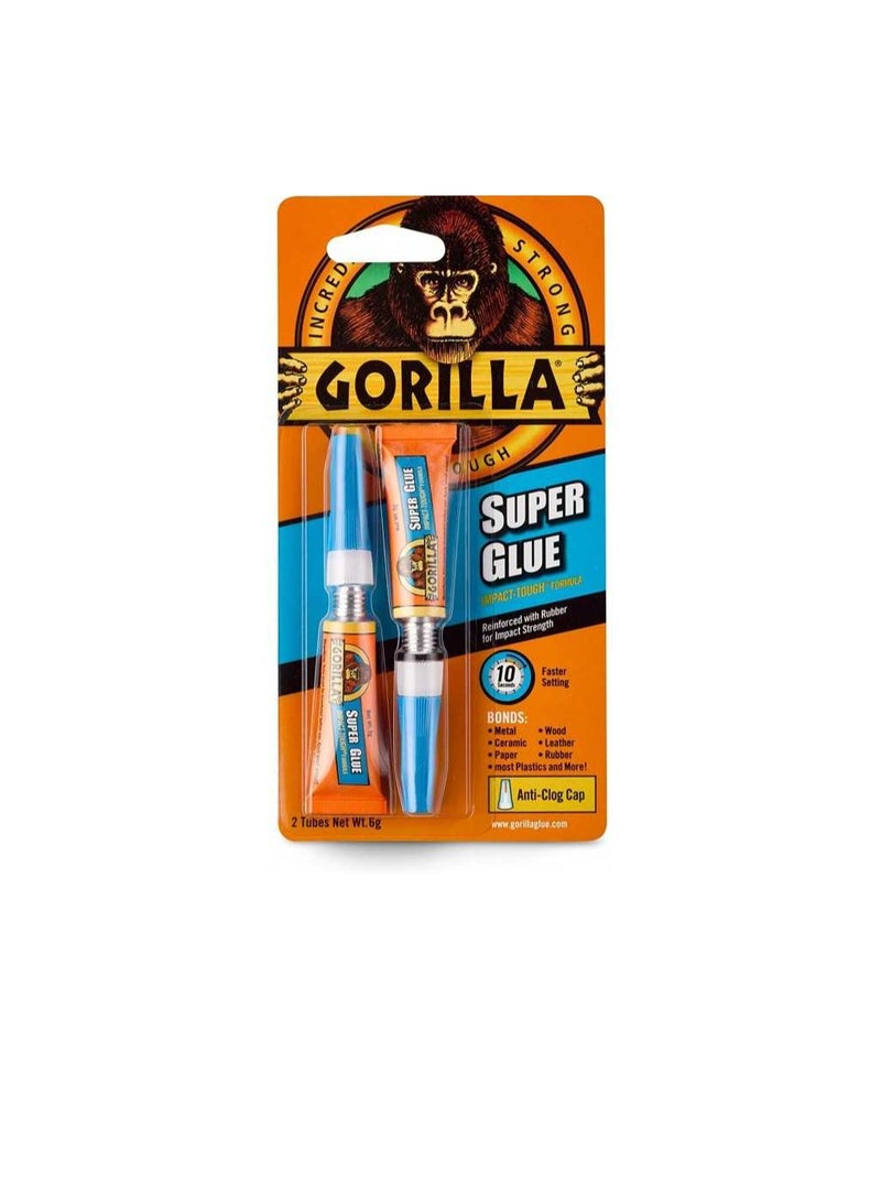 سوبر غراء - عدد 2 انبوب 3 جرام - شفاف - Image 1