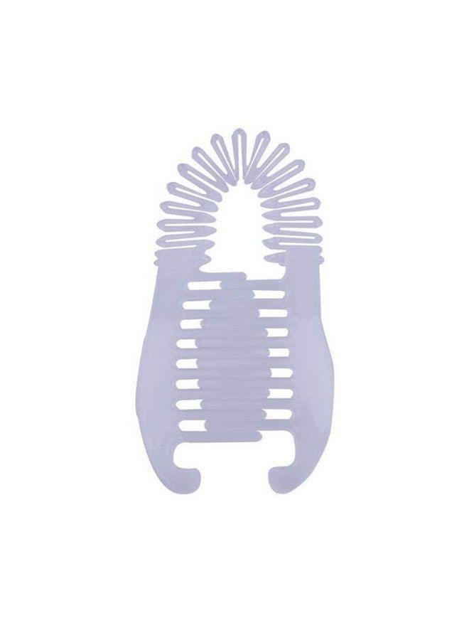 Suoirblss 6Pcs Circular Zig Zag Head Tooth Hair Hoop Hairband And Plastic Flexible Interlocking Banana Clip For Women Hair Accessories - Image 3