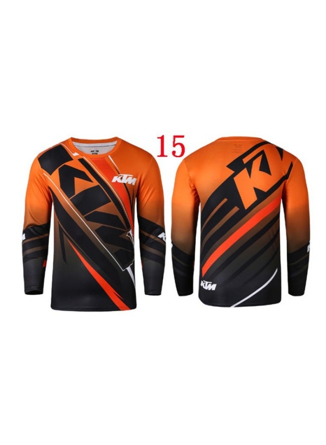 Downhill Suit Mountain Bike Riding Suit Top Men's Long Sleeve Motocross Suit