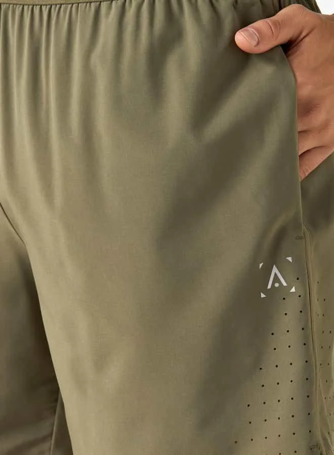 ADOT by Splash Shorts with Elasticated Waistband and Pockets