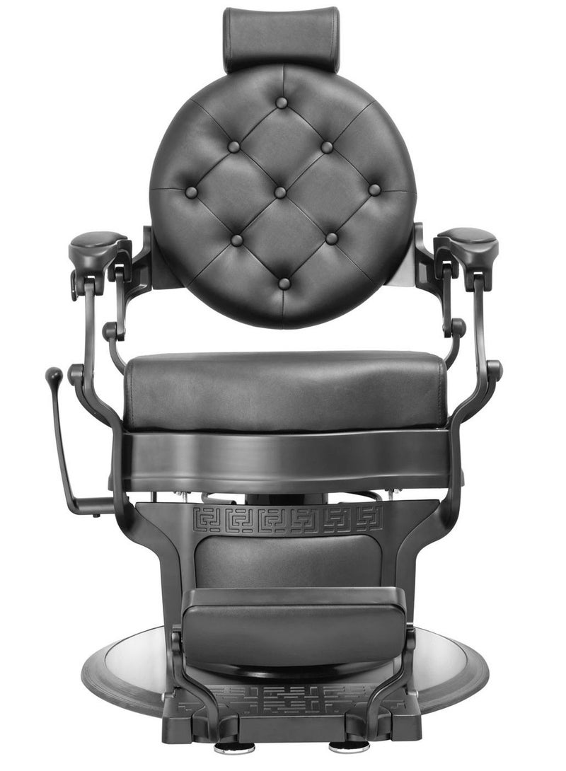 Salon System Elegant Premium Men's Chair Black - Image 3