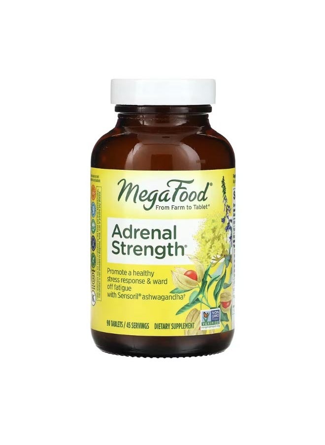 MegaFood Adrenal Strength 90 Tablets  - Image 1