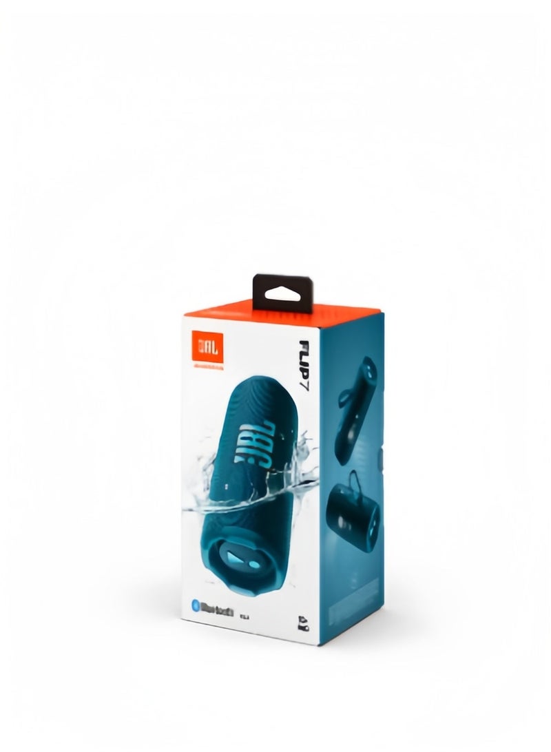JBL Flip 7 - Pro Sound With Ai Sound Boost, Up To 16 Hours Of Playtime, Multi-Speaker Connection Via Auracast, And Waterproof, Dustproof, Drop-Proof Design For All Adventures Blue - Image 3