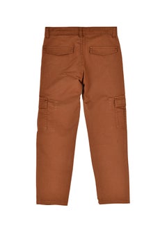 JAM Boys Cargo Pants with Side Pockets - Brown  - Image 2