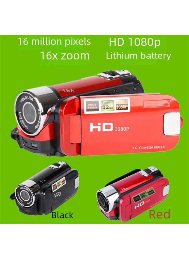 Generic Home Use High Definition 1080p Digital Camera 2.7 Inch Screen Hd-100 Chinese Version-Body Color:8GB Card + Card Reader To Transfer Connector  - Image 2