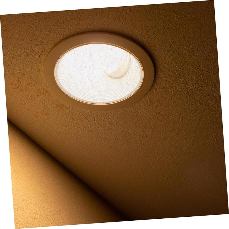 VILLCASE 2 قطعة ناشر ضوء سقف مقاوم للحرارة، غطاء مصباح ناعم للغرف، حماية للعين، تصميم حديث، تركيب سهل، مناسب لمصابيح السقف في غرف الأطفال - Image 5