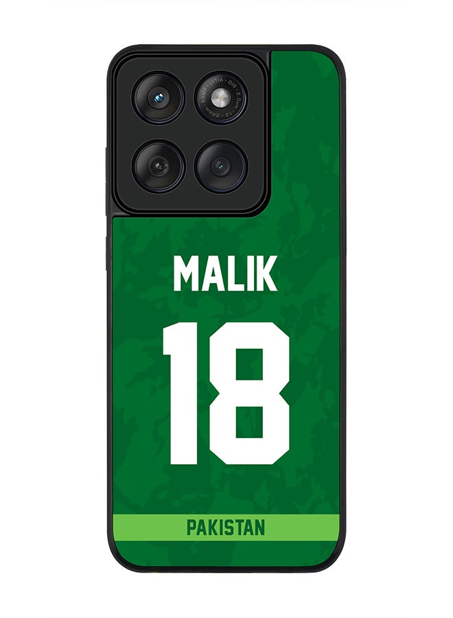 Stylizedd For Motorola MOTO Edge 60 Fusion/ Edge 60 Case,Slim fit Camera Protection, Shockproof Thin Phone cover  - Pakistan Shoaib Malik, Jersey No 18 - Image 1