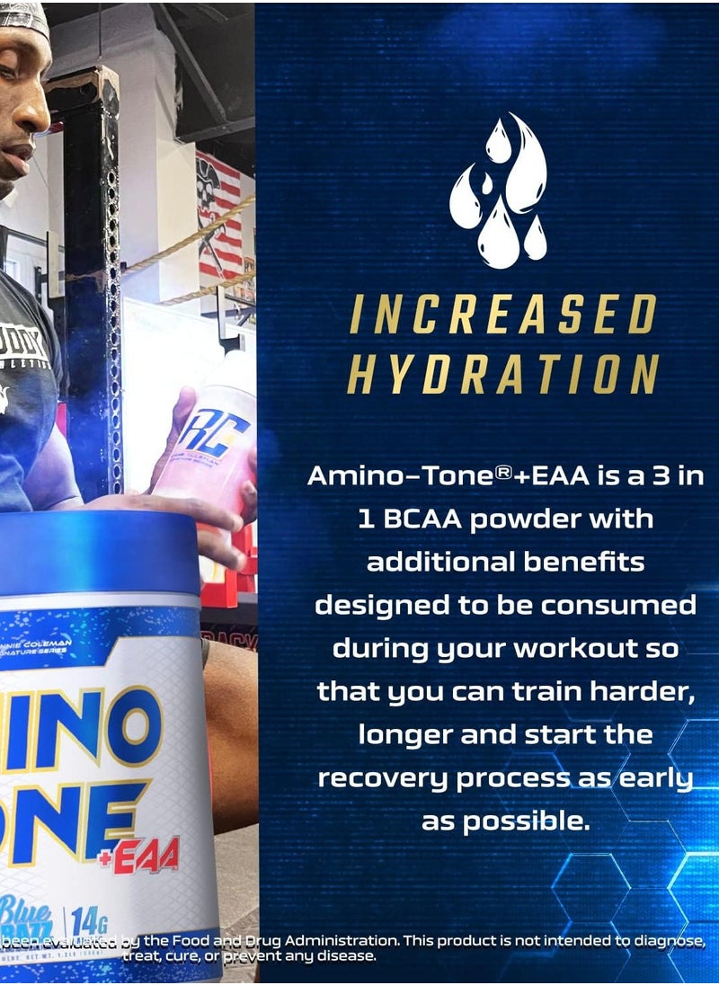 RONNIE COLEMAN Ronnie Coleman Amino Tone + EAA 540g Sour Apple Flavor 30 Serving  - Image 3