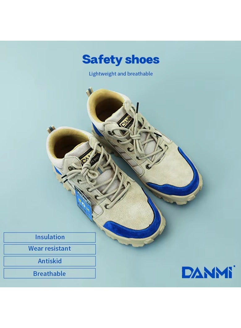 DANMI Professional Safety Shoes with Kevlar Sole & Steel Toe, Size 45 – Lightweight Industrial Footwear - Image 1