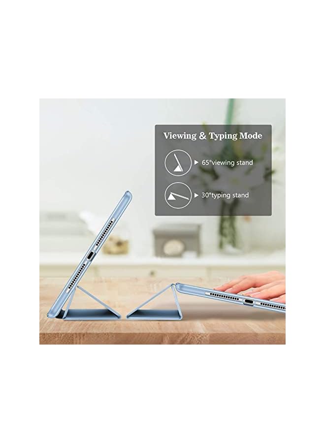 Procases iPad 9.7 Case (6th/ 5th Generation, 2018/2017 Model), iPad Air 1/2, Slim Trifold Soft TPU Translucent Back Cover Smart Case -Skyblue - Image 5