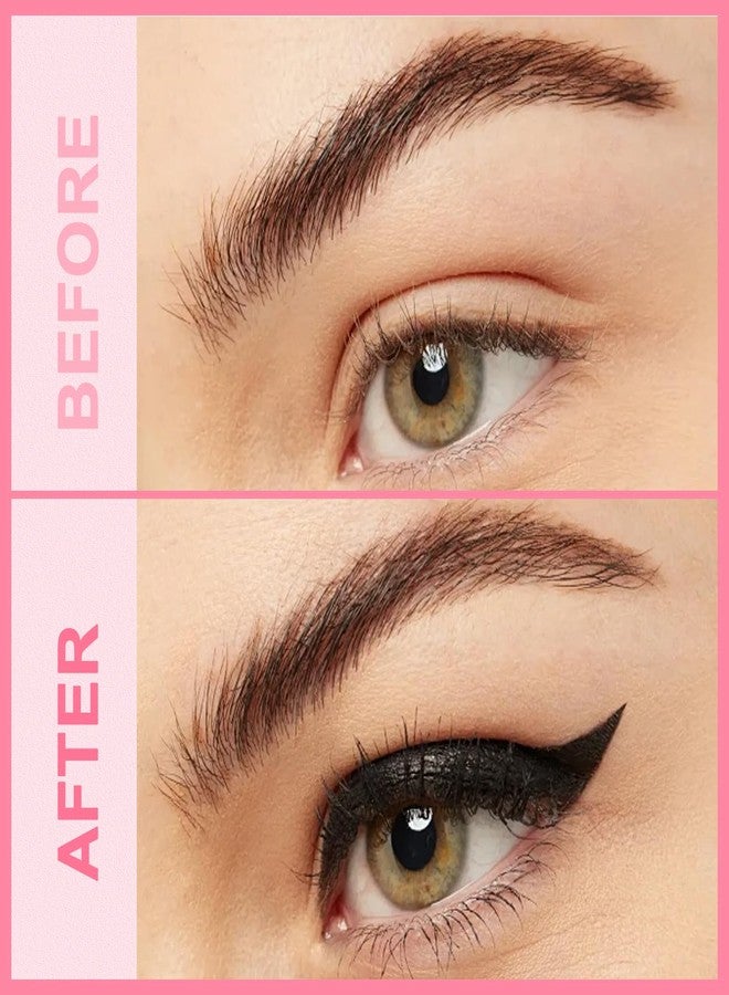 iMethod Liquid Eyeliner - Waterproof Eyeliner 2-in-1 Dual-Ended Eye Liner with Precise Brush-Tip and Thick Tip, Black Liquid Liner Pen, Matte Finish, Long Lasting, Smudge-proof, Transfer-proof - Image 2