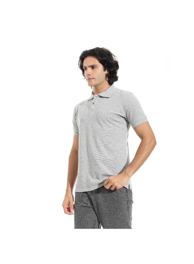 سيزار تيشرت بولو رجالي سادة بياقة - Image 3