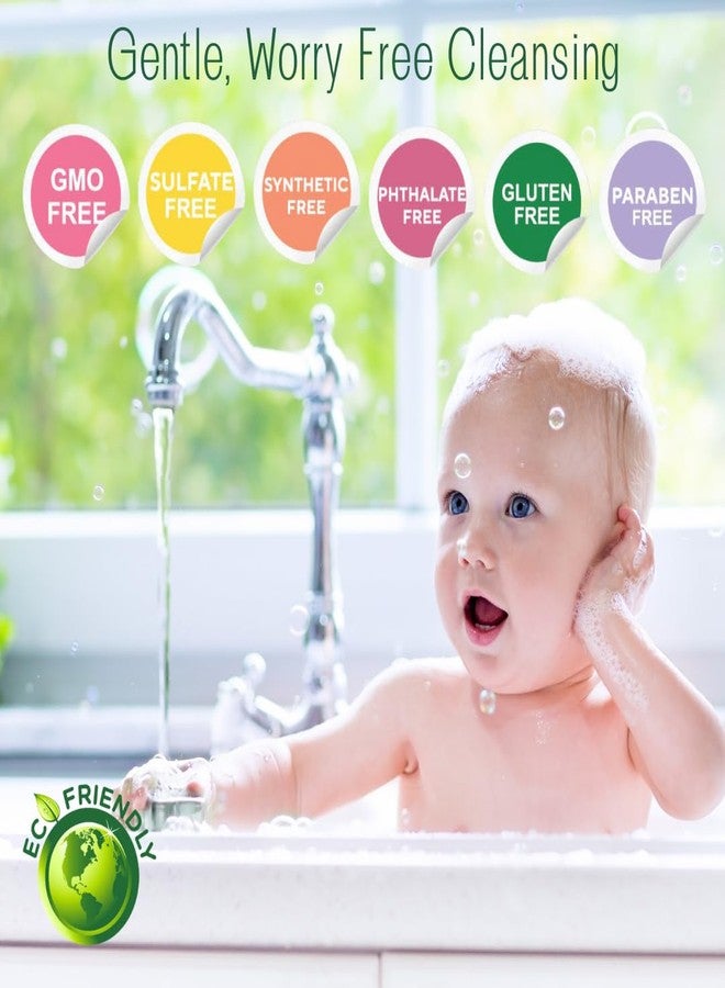 Brittanie's Thyme Brittanie’s Pure Castile Liquid Soap Refill, Baby, 32 Ounce Pack of 2 | Dish Soap, Hair & Body, Home, Gentle and Pure, Made with Natural Luxurious Oils, Vegan & Gluten Free Non-GMO - Image 5