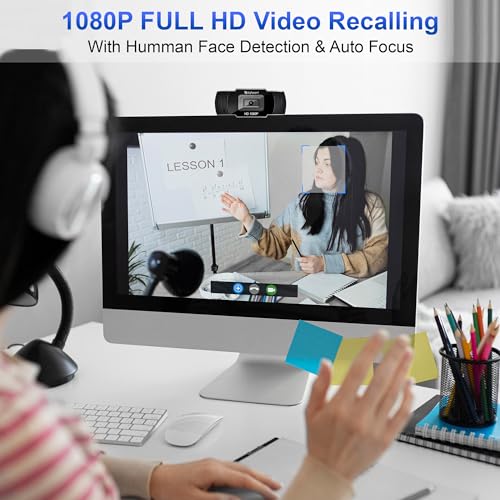 BigPassport 1080P/30FPS Ultra HD Webcam with Mic | 5P Lens USB Camera for Laptop, Desktop, PC | Face Detection, Skype, Zoom, Online Meetings, Classes – Pro-Live N3 - Image 3