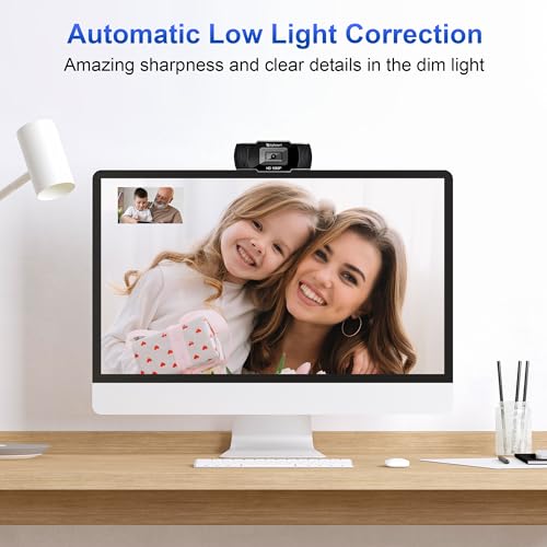 BigPassport 1080P/30FPS Ultra HD Webcam with Mic | 5P Lens USB Camera for Laptop, Desktop, PC | Face Detection, Skype, Zoom, Online Meetings, Classes – Pro-Live N3 - Image 4