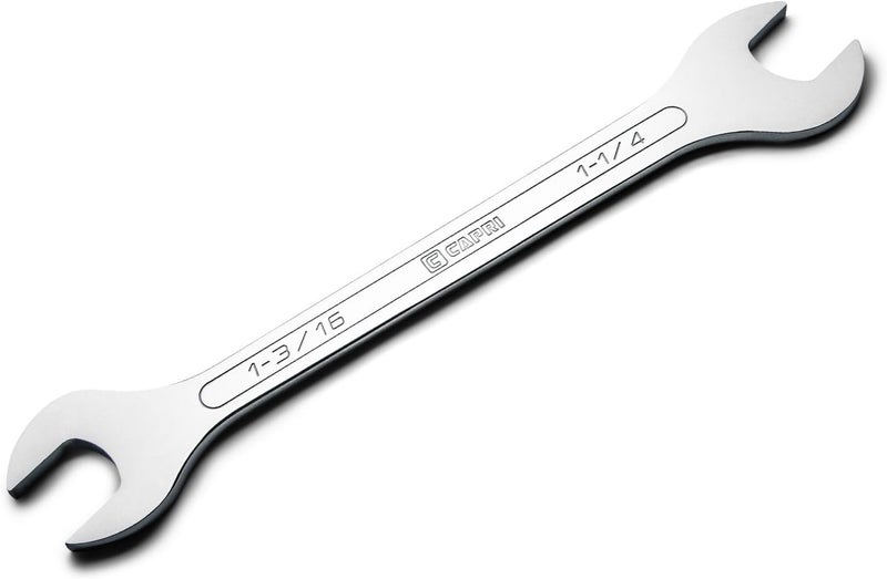 Capri Tools 1-3/16 in. x 1-1/4 in. Super-Thin Open End Wrench, SAE - Image 1