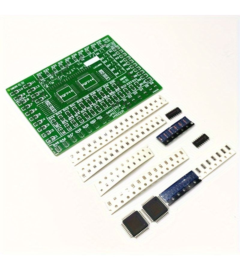 مجموعة تدريب على مهارات اللحام (SMD SMT) للتجميع الذاتي (DIY) - قطعة واحدة - Image 1