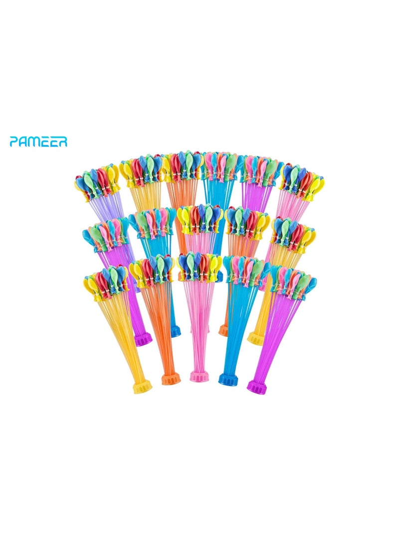 PAMEER Colorful Water Balloons, Balloon Bombs Easy Fill for Outdoor Family, Party, Friends, Children Summer Fun (500pcs/bag), Splash Fight Bloonies Beach & Pool Games - Image 1