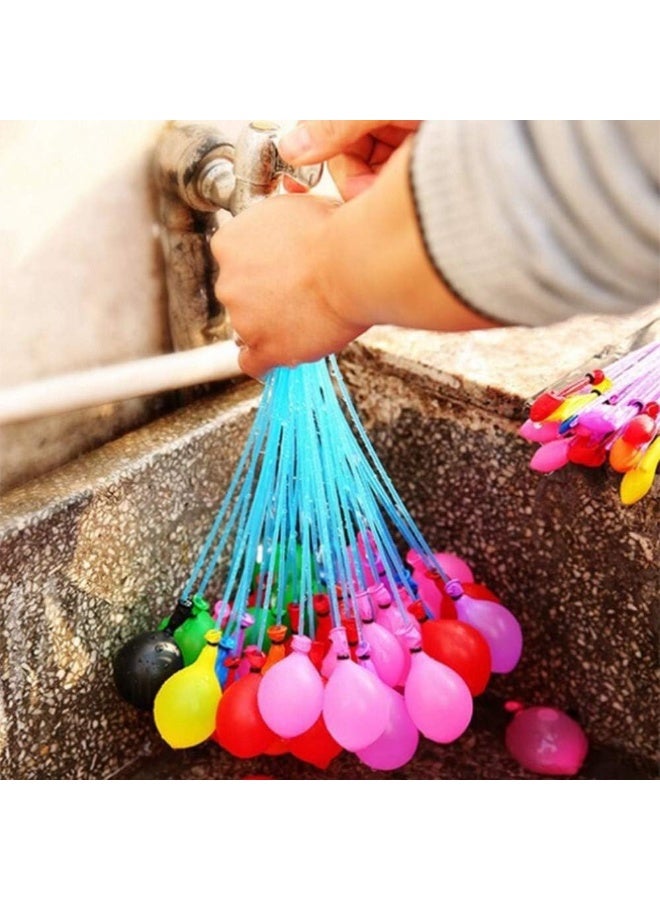 PAMEER Colorful Water Balloons, Balloon Bombs Easy Fill for Outdoor Family, Party, Friends, Children Summer Fun (500pcs/bag), Splash Fight Bloonies Beach & Pool Games - Image 3