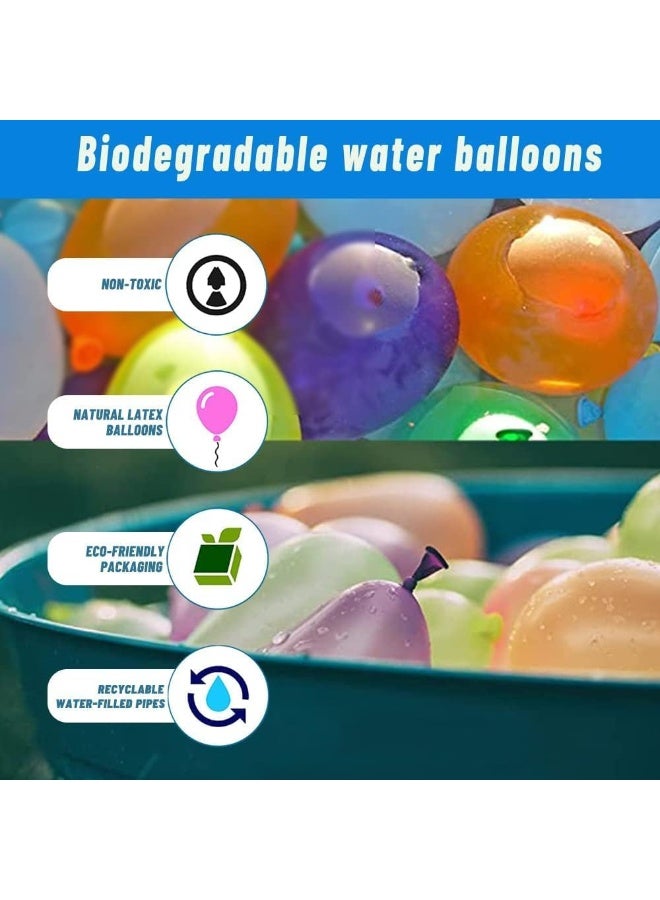 PAMEER Colorful Water Balloons, Balloon Bombs Easy Fill for Outdoor Family, Party, Friends, Children Summer Fun (500pcs/bag), Splash Fight Bloonies Beach & Pool Games - Image 4