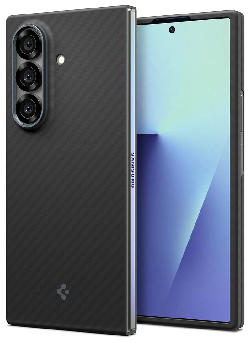 Spigen Air Skin Samsung Galaxy Z Fold 7 Aramid Fiber Case Cover (2025) - Black - Image 1