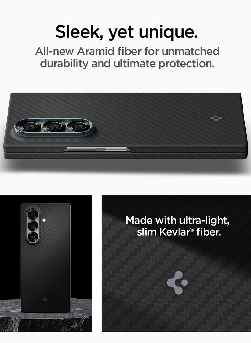 Spigen Air Skin Samsung Galaxy Z Fold 7 Aramid Fiber Case Cover (2025) - Black - Image 3