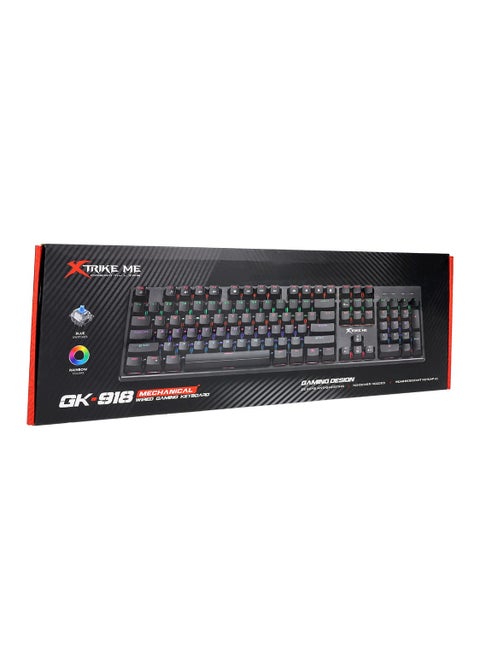 XTrike ME GK-918 Wired Universal Mechanical Keyboard, Black