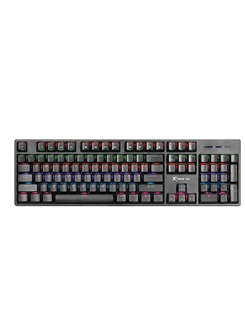 XTrike ME GK-918 Wired Universal Mechanical Keyboard, Black