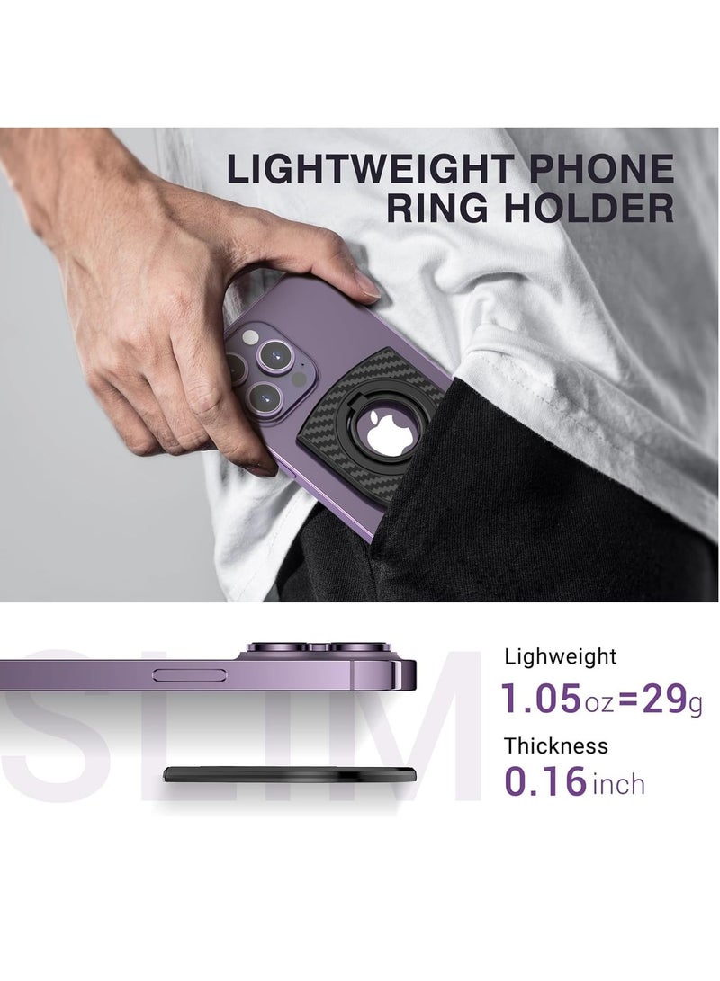 KASTWAVE Upgraded Double-Sided Magnetic Phone Grip,Strongest Magentic Force,Removable MagSafe Phone Ring Holder Kickstand for iPhone 15,14,13,12,11 Mini/Plus/Pro/Max,Google,Samsung - Image 4