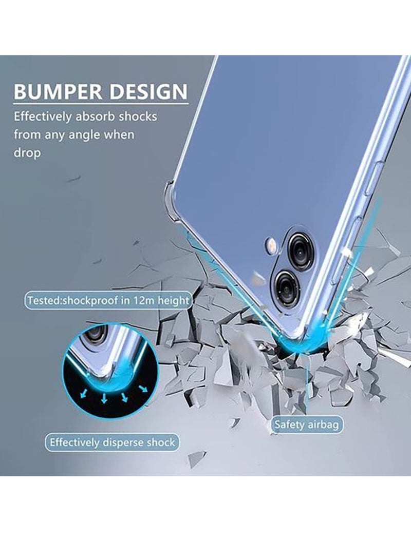 جراب شفاف ومضاد للصدمات لهاتف سامسونج ايه زيرو 6 Samsung Galaxy A06 - Image 3