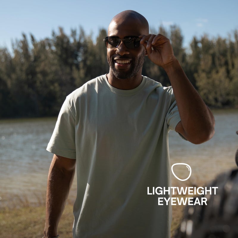 Eddie Bauer Smart Glasses for Men Bluetooth Smart Glasses with UV400 Polarized Lenses, Open Ear Speakers & Microphone Horizon (Standard) - Image 4