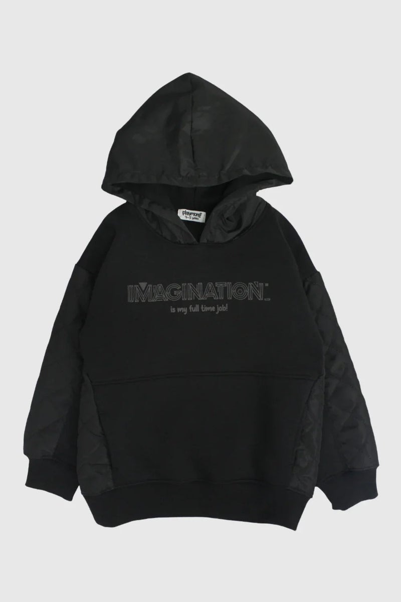 playmore Kids Unisex Back Quilted Hoodie - Image 1