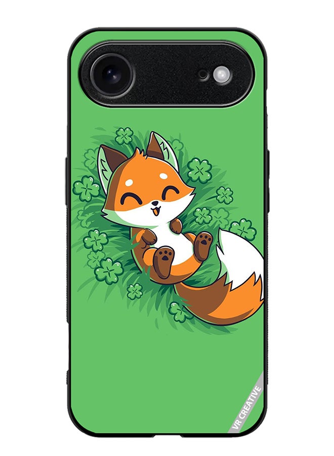 Protective Case Cover For Apple iPhone 17 Air Fluffy Fox Design Multicolour