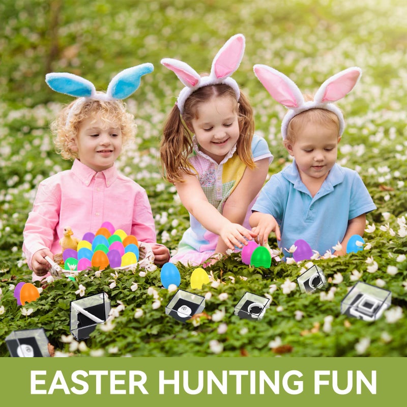 Mytothfy 24 Pack Prefilled Easter Eggs with Maze Cube Puzzle Toys, Easter Eggs Filled for Kids Boys Girls, Easter Basket Stuffers for Kids Teens Adults, Easter Egg Fillers Hunt Game, Classroom Prize Supplies - Image 3