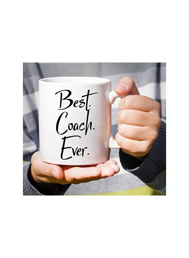 S-TOP Funny Mug - Best Coach Ever Mentor Teacher 11 Oz Ceramic Coffee Mugs - Funny, Sarcasm, Sarcastic, Motivational, Inspirational birthday gifts for friends, coworkers, siblings, dad, mom - Image 2