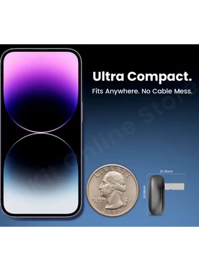 كار لينكيت محول كارلينكت ميني الترا لاسلكي لترقية نظام المعلومات والترفيه في السيارة BT 5.4GHz Wifi 5.8GHz OTA Upgrade - Image 4