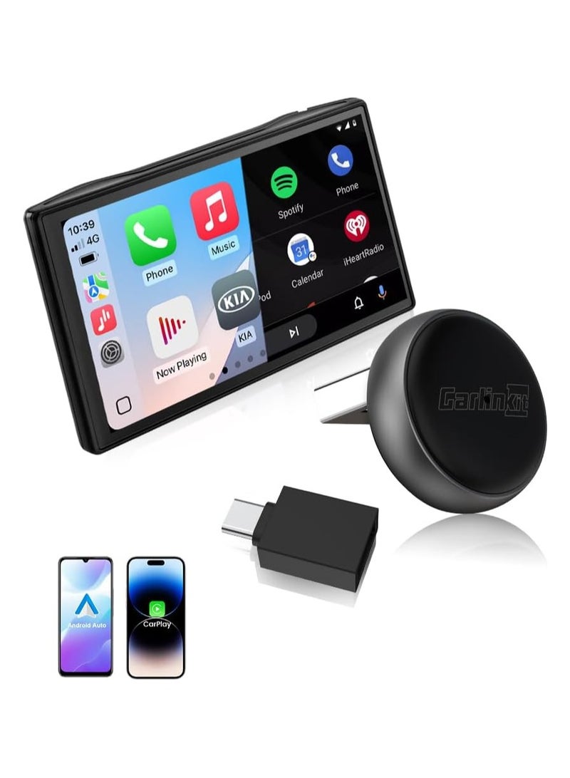 كار لينكيت محول كارلينكت ميني الترا لاسلكي لترقية نظام المعلومات والترفيه في السيارة BT 5.4GHz Wifi 5.8GHz OTA Upgrade - Image 1