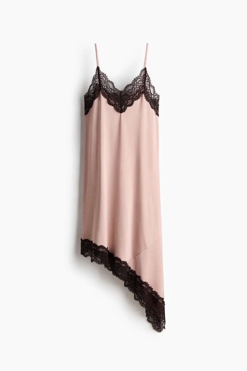 H&M  Lace-trimmed strappy dress for Women | Best Price UAE
