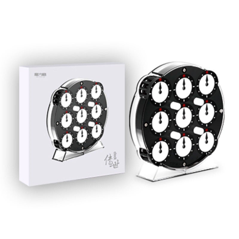 [Magic Cube Handed Down From Ancient Times Magic Watch] Qiyi Magic Watch Wind Letter Purple Magnetic Water Blue Coral Competition Magnetic Column Wca Magic Watch - Image 1