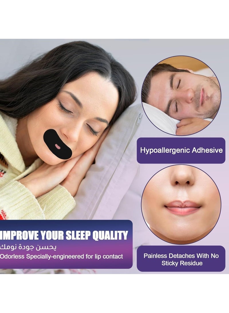Premium Mouth Tape (30 Pack) - Pain Free Removal, Hypoallergenic, Latex Free & Gentle On Skin - Medical Grade Adhesive Cotton Tape  - Image 3