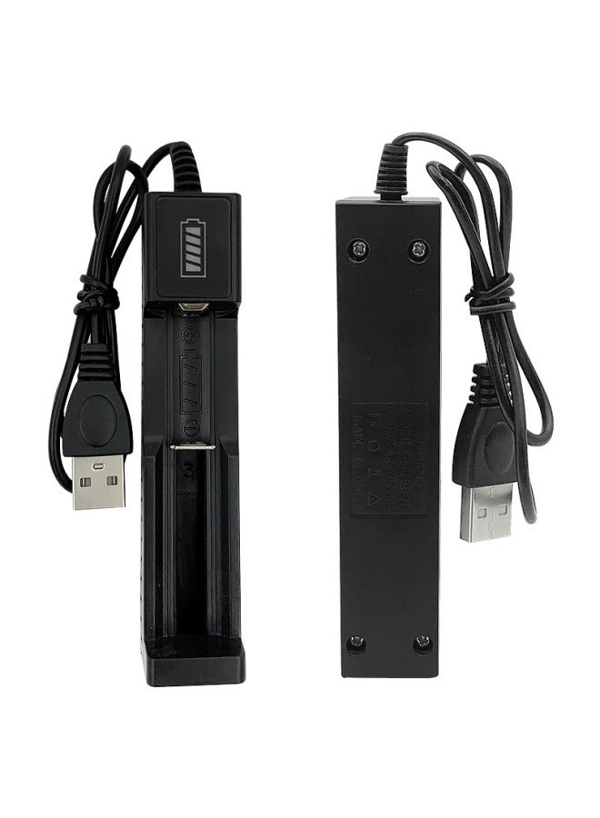 Generic Special Charger For Flashlight 18650/26650 Seat Charging Universal Charging 3.5DC Hole Direct Plug Adapter-Color:Usb Universal Charging - Image 5
