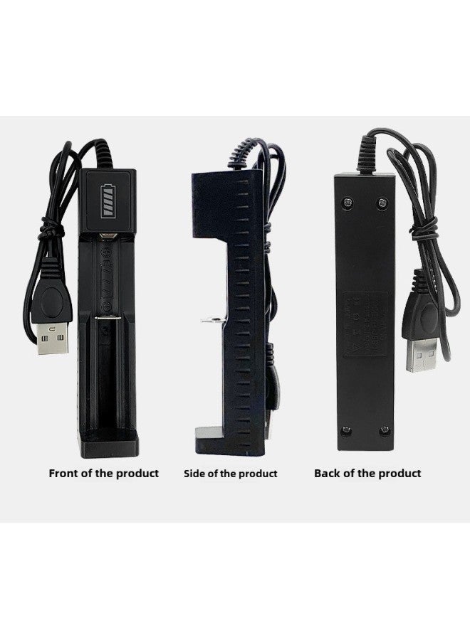 Generic Special Charger For Flashlight 18650/26650 Seat Charging Universal Charging 3.5DC Hole Direct Plug Adapter-Color:Usb Universal Charging - Image 1