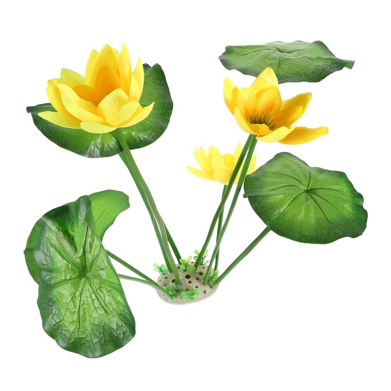 Artificial Aquarium Plants Realistic Fish Landscaping Decoration Lifelike Flowers Fish Aquarium Accessories Fish Plants - Image 1
