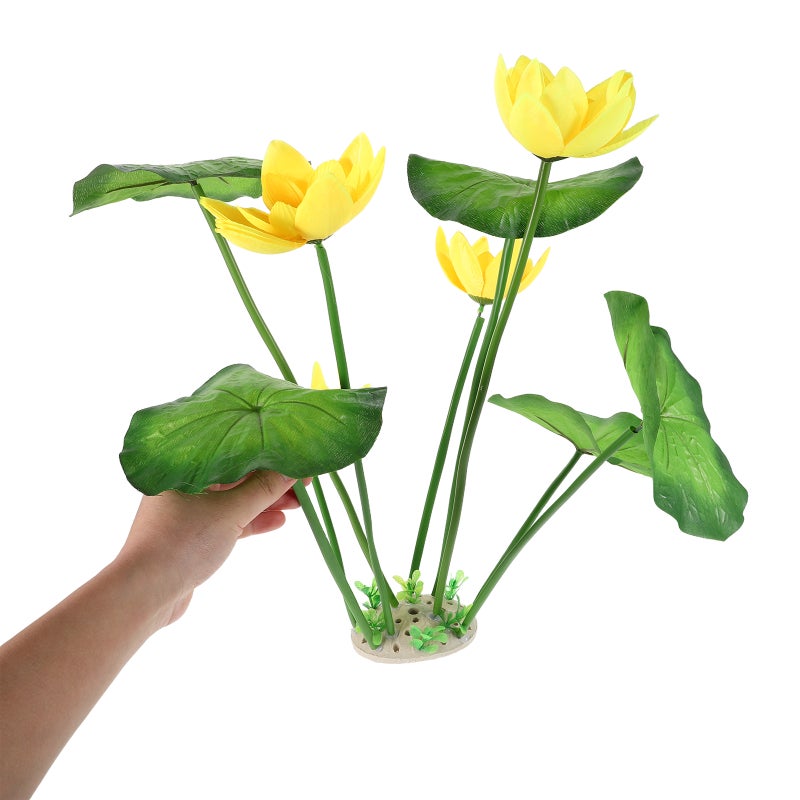 Artificial Aquarium Plants Realistic Fish Landscaping Decoration Lifelike Flowers Fish Aquarium Accessories Fish Plants - Image 3