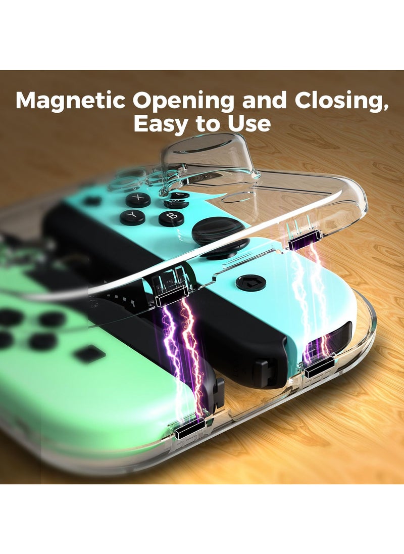SANMUGEED - Mini Storage Case for Joy-con, Portable Dust-Proof Protective Box Compatible with Nintendo Switch/OLED Joy-Con, Joy-con Travel Case with Magnetic Closure - Image 1