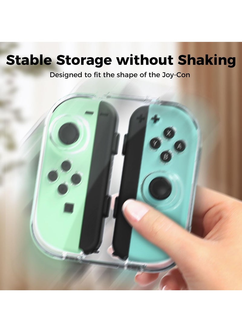 SANMUGEED - Mini Storage Case for Joy-con, Portable Dust-Proof Protective Box Compatible with Nintendo Switch/OLED Joy-Con, Joy-con Travel Case with Magnetic Closure - Image 1