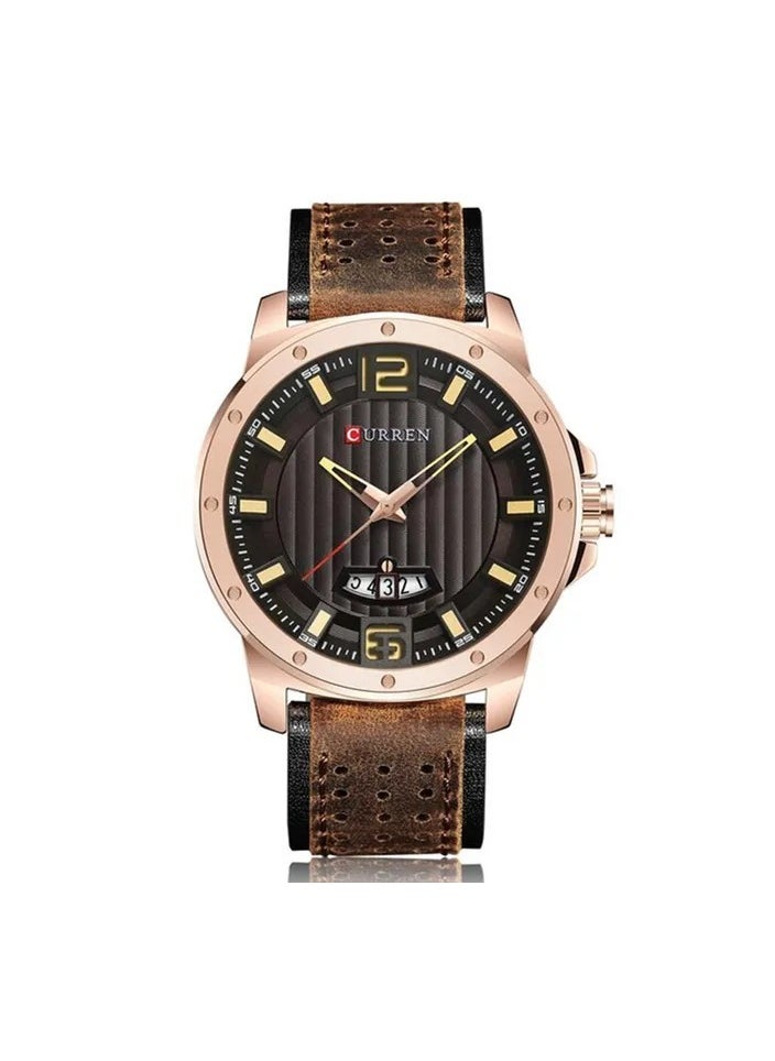CURREN CURREN 8293 Original Brand Leather Straps Wrist Watch For Men 