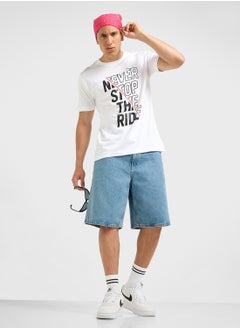 Seventy Five Basics Printed T-Shirt  - Image 4