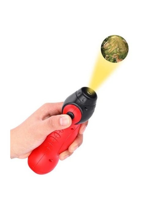 Children Projector Flashlight, Light-Emitting Toys 24 Dinosaur Patterns Torch Projection Light Kids Sleep Bedding Story Early Educational Toy for Child Infant Toddler